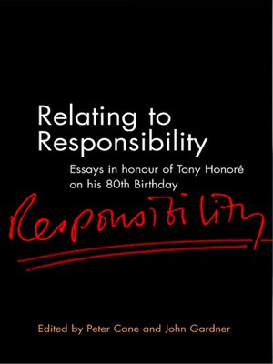 cover image of Relating to Responsibility